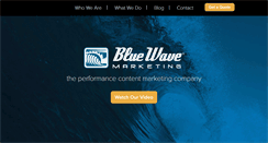 Desktop Screenshot of bluewavemarketing.com