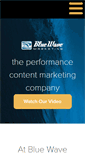 Mobile Screenshot of bluewavemarketing.com