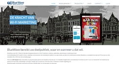 Desktop Screenshot of bluewavemarketing.be